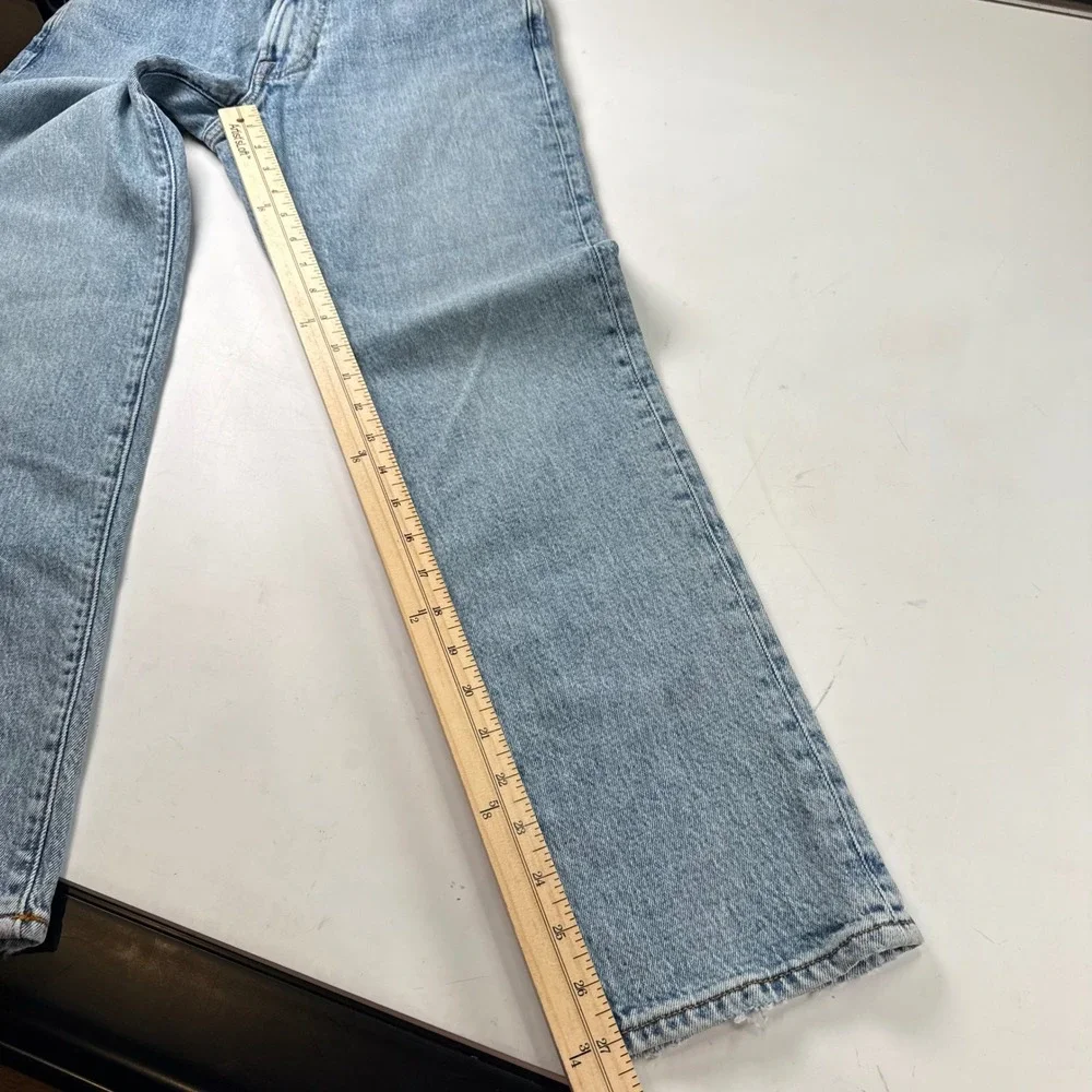 Abercrombie Fitch 90s Straight Jeans Womens 28 x 28 Light Wash New With Tags